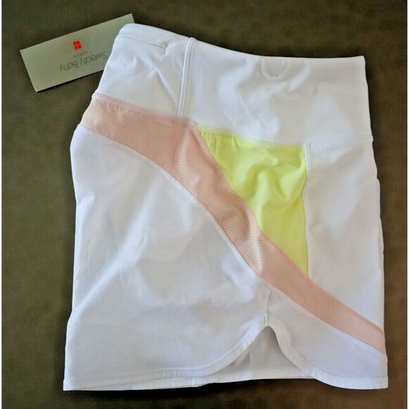 Sweaty Betty SB8316C Women's Sz Small White Track Speed 3.5" Running Shorts - Picture 10 of 10